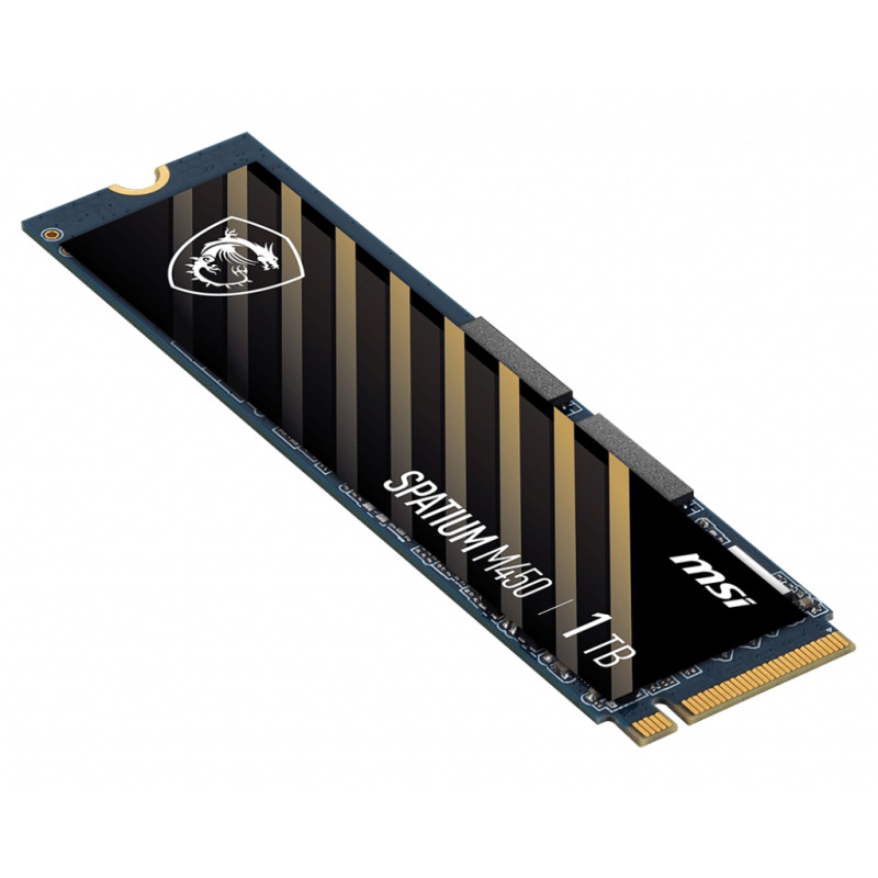 UNIDAD DE ESTADO SOLIDO SSD INTERNO MSI SPATIUM M450 1TB M.2 2280 PCIE GEN4X4, NVME 1.4 LEC 3600 / ESC 300 MB/S SPATIUM M450 PCIE 4.0 NVME M.2 1TB image 4